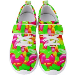 Vibrant Jelly Bean Candy Men s Velcro Strap Shoes by essentialimage