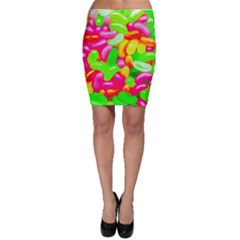 Vibrant Jelly Bean Candy Bodycon Skirt by essentialimage