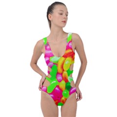 Vibrant Jelly Bean Candy Side Cut Out Swimsuit by essentialimage