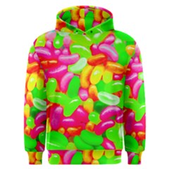 Vibrant Jelly Bean Candy Men s Overhead Hoodie