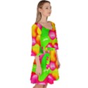 Vibrant Jelly Bean Candy Velour Kimono Dress View3