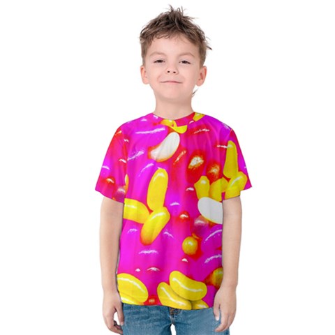 Vibrant Jelly Bean Candy Kids  Cotton Tee by essentialimage