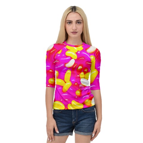 Vibrant Jelly Bean Candy Quarter Sleeve Raglan Tee by essentialimage