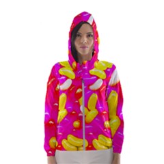 Vibrant Jelly Bean Candy Women s Hooded Windbreaker by essentialimage