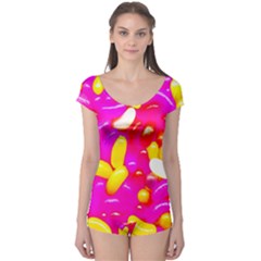 Vibrant Jelly Bean Candy Boyleg Leotard  by essentialimage