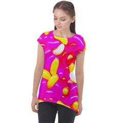 Vibrant Jelly Bean Candy Cap Sleeve High Low Top by essentialimage