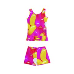 Vibrant Jelly Bean Candy Kids  Boyleg Swimsuit by essentialimage