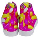 Vibrant Jelly Bean Candy Women s Mid-Top Canvas Sneakers View4