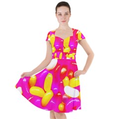 Vibrant Jelly Bean Candy Cap Sleeve Midi Dress by essentialimage