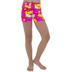 Vibrant Jelly Bean Candy Kids  Lightweight Velour Yoga Shorts by essentialimage