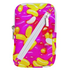 Vibrant Jelly Bean Candy Belt Pouch Bag (large) by essentialimage