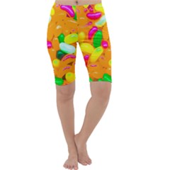 Vibrant Jelly Bean Candy Cropped Leggings  by essentialimage