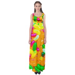 Vibrant Jelly Bean Candy Empire Waist Maxi Dress by essentialimage