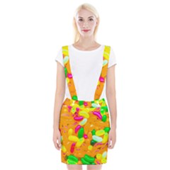 Vibrant Jelly Bean Candy Braces Suspender Skirt by essentialimage