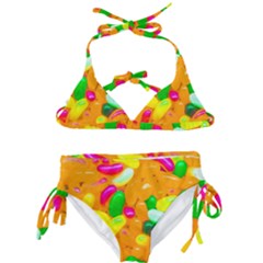 Vibrant Jelly Bean Candy Kids  Classic Bikini Set by essentialimage