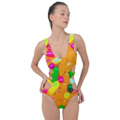 Vibrant Jelly Bean Candy Side Cut Out Swimsuit by essentialimage