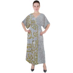 Img 1014 V-neck Boho Style Maxi Dress