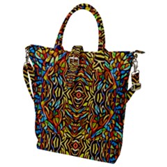 Abstract 26 Buckle Top Tote Bag by ArtworkByPatrick