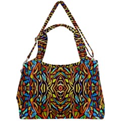 Abstract 26 Double Compartment Shoulder Bag by ArtworkByPatrick