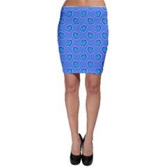 Surfer Pattern Bodycon Skirt by bloomingvinedesign