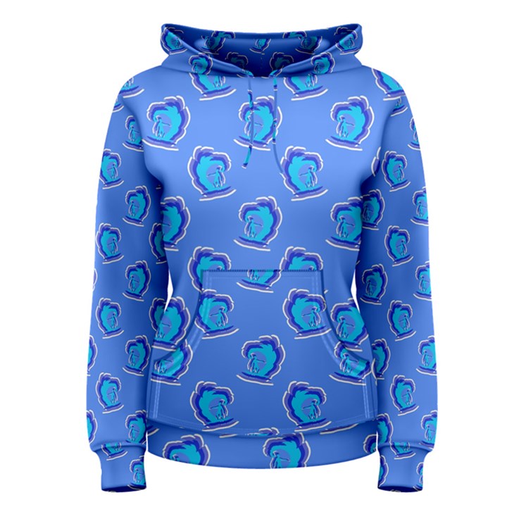 Surfer Pattern Women s Pullover Hoodie