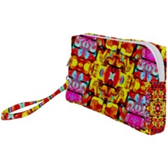 Abstract 27 Wristlet Pouch Bag (small)