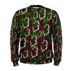 Green Fauna And Leaves In So Decorative Style Men s Sweatshirt by pepitasart