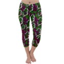 Green Fauna And Leaves In So Decorative Style Capri Winter Leggings  View1