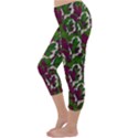 Green Fauna And Leaves In So Decorative Style Capri Winter Leggings  View2