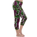 Green Fauna And Leaves In So Decorative Style Capri Winter Leggings  View3