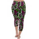 Green Fauna And Leaves In So Decorative Style Capri Winter Leggings  View4