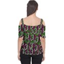 Green Fauna And Leaves In So Decorative Style Cutout Shoulder Tee View2