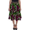 Green Fauna And Leaves In So Decorative Style Perfect Length Midi Skirt View1