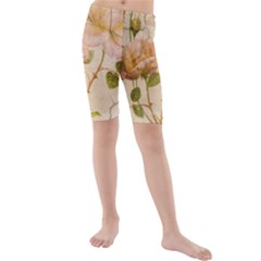 Rose Flower 2507641 1920 Kids  Mid Length Swim Shorts by vintage2030