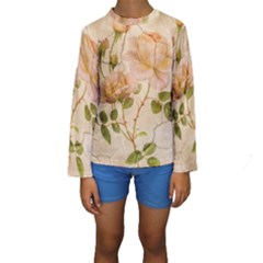 Rose Flower 2507641 1920 Kids  Long Sleeve Swimwear by vintage2030