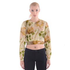 Rose Flower 2507641 1920 Cropped Sweatshirt by vintage2030