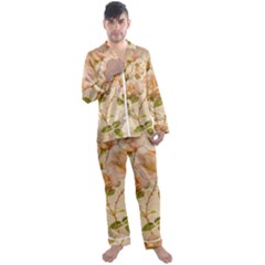 Rose Flower 2507641 1920 Men s Satin Pajamas Long Pants Set by vintage2030