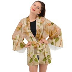 Rose Flower 2507641 1920 Long Sleeve Kimono by vintage2030