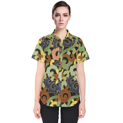 Abstract 2920824 960 720 Women s Short Sleeve Shirt by vintage2030