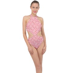 Wallpaper 1203713 960 720 Halter Side Cut Swimsuit by vintage2030