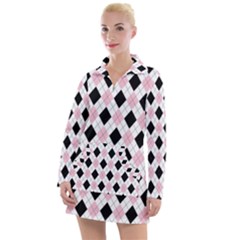 Argyle 316837 960 720 Women s Long Sleeve Casual Dress by vintage2030