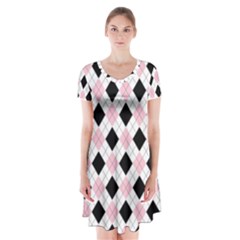 Argyle 316837 960 720 Short Sleeve V-neck Flare Dress by vintage2030