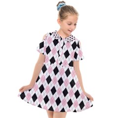 Argyle 316837 960 720 Kids  Short Sleeve Shirt Dress by vintage2030