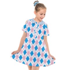 Argyle 316838 960 720 Kids  Short Sleeve Shirt Dress by vintage2030