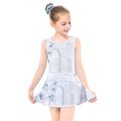 French 1047909 1280 Kids  Skater Dress Swimsuit by vintage2030