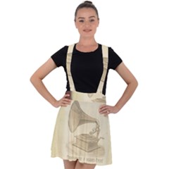 Vintage 979490 1280 Velvet Suspender Skater Skirt