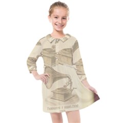 Vintage 979490 1280 Kids  Quarter Sleeve Shirt Dress by vintage2030