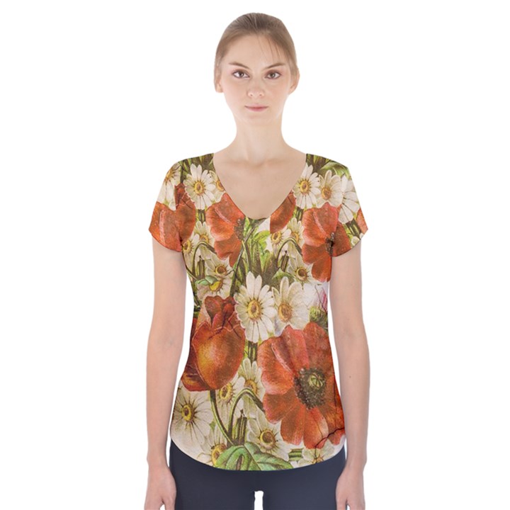 Poppy 2507631 960 720 Short Sleeve Front Detail Top