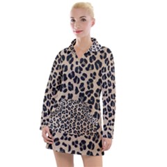 Leopard Women s Long Sleeve Casual Dress by vintage2030