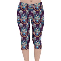 Seamless Pattern 1085285 960 720 Velvet Capri Leggings 